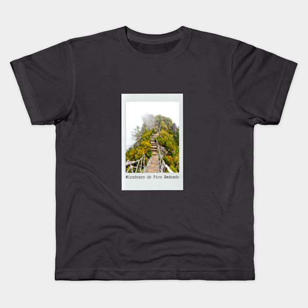 Polaroid Photo of a viewpoint on Madeira Kids T-Shirt by nancy.hajjar@yahoo.com